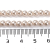 Baking Paint Pearlized Glass Pearl Round Bead Strands PEAR-H019-02A-02-5