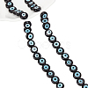 Nbeads 1 Strand Handmade Evil Eye Lampwork Beads Strands LAMP-NB0001-86A-1