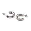 Non-Tarnish 304 Stainless Steel Stud Earrings for Women EJEW-G346-07C-P-2
