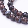 Natural Glaucophane Beads Strands G-G735-54-4mm-3