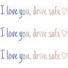 PVC Self Adhesive Car Stickers STIC-WH20004-01A-03-1
