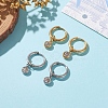 304 Stainless Steel Huggie Hoop Earrings EJEW-JE04449-3