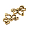Tibetan Style Alloy Links Connectors TIBEP-EA11609YKG-AG-FF-2