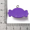 Halloween Theme Opaque Resin Pendants RESI-D075-03C-3