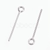 Tarnish Resistant 304 Stainless Steel Eye Pins STAS-O105-01P-0.6x20mm-2
