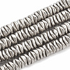 Electroplate Non-magnetic Synthetic Hematite Beads Strands G-N0321-07M-1