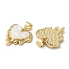 Brass Micro Pave Cubic Zirconia Pendants KK-D057-13G-2