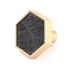 Hexagon with Marble Pattern Brass Box Handles & Knobs DIY-P054-C07-2