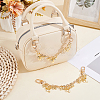 2Pcs Alloy Chains Bag Extender Chains HJEW-BBC0001-44-4