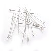 Tarnish Resistant 304 Stainless Steel Eye Pin STAS-E013-0.6x50mm-1