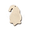 Christmas Single Face Printed Wood Big Pendants LS-WOOD-H102-01C-3