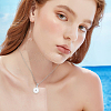 2Pcs 925 Sterling Silver Micro Pave Cubic Zirconia Peg Bails STER-BBC0007-30-5