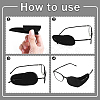 18Pcs 3 Colors Glasses Eye Patch AJEW-CN0001-80B-5