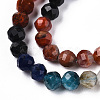 Natural & Synthetic Mixed Gemstone Beads Strands G-D080-A01-01-24-3