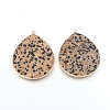 Natural Dalmatian Jasper Pendants G-E526-01J-2