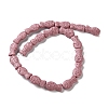 Fish Dyed Natural Lava Rock Beads Strands G-O126-01A-12-2