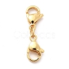 304 Stainless Steel Double Lobster Claw Clasps STAS-E178-01B-G-1