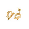 Ion Plating(IP) 304 Stainless Steel Stud Earring Findings STAS-N097-235LG-2