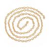 Soldered Brass Textured Cable Chains CHC-G005-01G-3