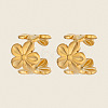 304 Stainless Steel Cuff Earrings for Women YW4360-1-1