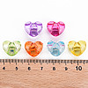 1-Hole Transparent Acrylic Buttons TACR-S154-53B-4