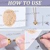 2Pcs 2 Colors Heart Stainless Steel Urn Ashes Pendants STAS-CN0001-73-6