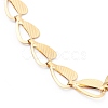 PVD Vacuum Plating 304 Stainless Steel Link Chain Necklaces NJEW-O123-03G-3
