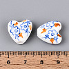Handmade Porcelain Ceramic Beads PORC-T134-28B-4