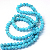 Baking Paint Glass Round Bead Strands X-DGLA-Q019-8mm-76-3