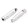 Tarnish Resistant 201 Stainless Steel Brooch Pin Back Safety Catch Bar Pins STAS-S117-021D-2