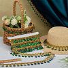 Polyester Lace Ribbon with Plastic Charms Tassel DIY-WH0656-11A-5