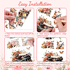 3 Sheets 3 Styles PVC Waterproof Decorative Stickers DIY-WH0404-278-3