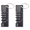 201 Stainless Steel Measuring Rulers TOOL-WH0136-126-1