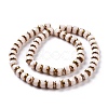 Electroplate Opaque Glass Beads Strands GLAA-P003-A04-3
