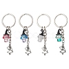 Halloween Alloy & Glass Pendant Decoration KEYC-JKC00898-1