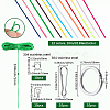 DIY Keychain Jewelry Making Finding Kits DIY-SP0003-19-2