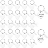 30Pcs Stainless Steel Keychain KEYC-BBC0001-01-1