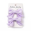 Solid Color Bowknot Cloth Alligator Hair Clip PHAR-D013-04C-1