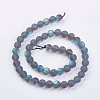 Synthetic Moonstone Beads Strands G-F430-02-8mm-2