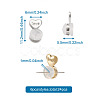 24Pcs 4 Colors Silicone Ear Nuts FIND-TA0001-48-7