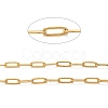 Ion Plating(IP) 304 Stainless Steel Paperclip Chains CHS-CJC0001-03G-2