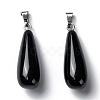 Natural Obsidian Pendants G-F707-08-2