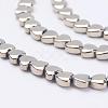 Electroplate Non-Magnetic Synthetic Hematite Beads Strands G-F510-25-3