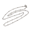 Non-Tarnish 304 Stainless Steel Satellite Chain Necklaces NJEW-I248-13P-1
