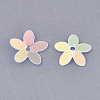 Plastic Paillette Beads X-PVC-R012-01190-2
