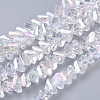 Electroplate Glass Beads Strands EGLA-J146-6mm-AB01-1