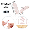 6Pcs Natural Rose Quartz  Connector Charms G-OC0005-91C-2