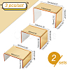 3 Sizes 3-Tier Mirror Style Acrylic Jewelry Display Riser Shelf ODIS-WH0025-116-2