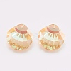 K9 Glass Rhinestone Pendants GLAA-F083-02A-2