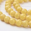 Natural Mashan Jade Round Beads Strands X-G-D263-6mm-XS07-2